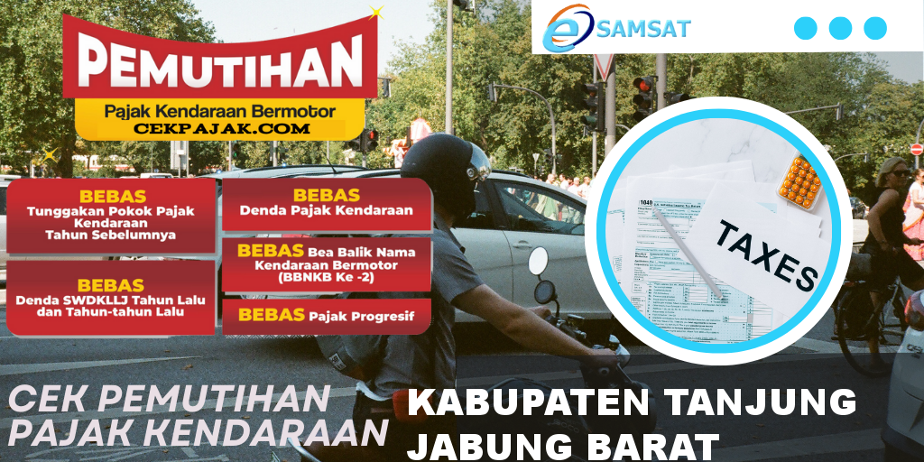 Cek Pemutihan Pajak Kendaraan Kabupaten Tanjung Jabung Barat