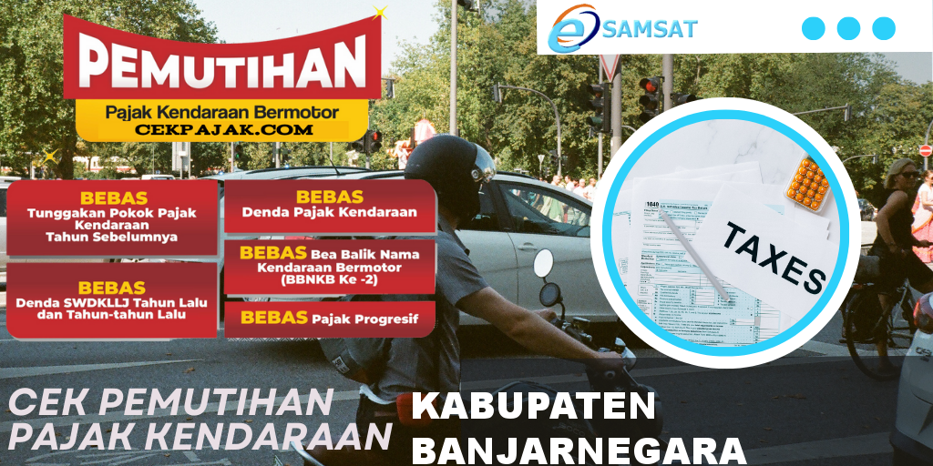 Cek Pemutihan Pajak Kendaraan Kabupaten Banjarnegara