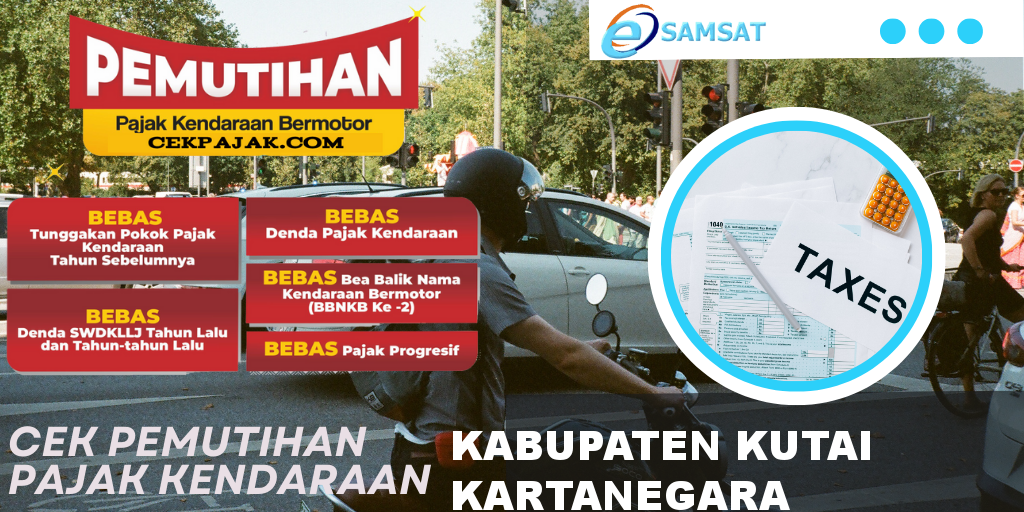 Cek Pemutihan Pajak Kendaraan Kabupaten Kutai Kartanegara