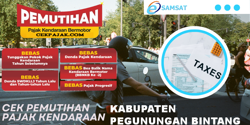Cek Pemutihan Pajak Kendaraan Kabupaten Pegunungan Bintang