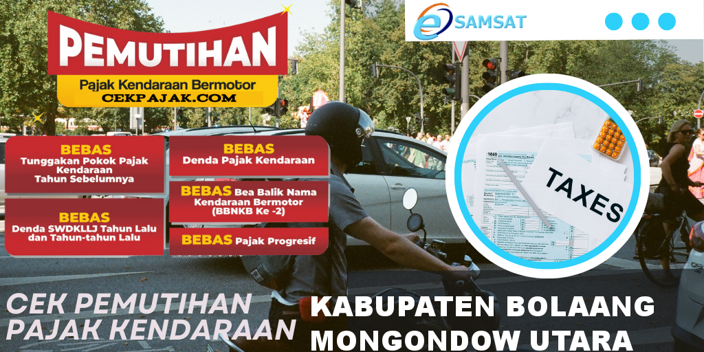 Cek Pemutihan Pajak Kendaraan Kabupaten Bolaang Mongondow Utara