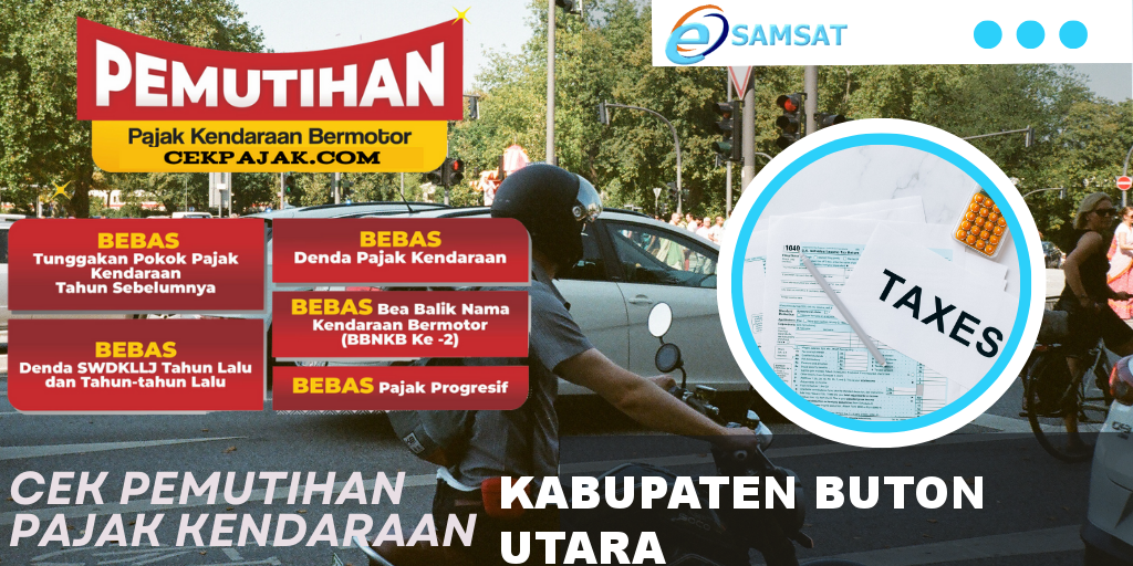 Cek Pemutihan Pajak Kendaraan Kabupaten Buton Utara