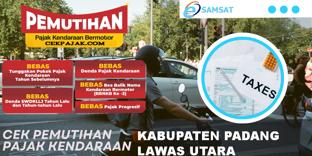 Cek Pemutihan Pajak Kendaraan Kabupaten Padang Lawas Utara