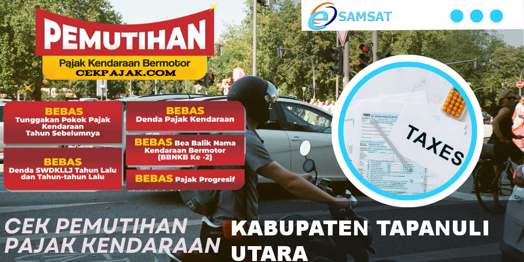 Cek Pemutihan Pajak Kendaraan Kabupaten Tapanuli Utara